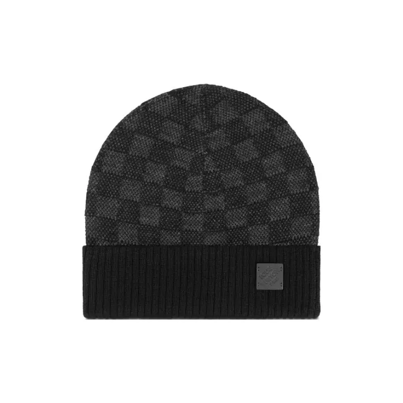 

LOUIS VUITTON Нео Дамье вязаная шапка, Black