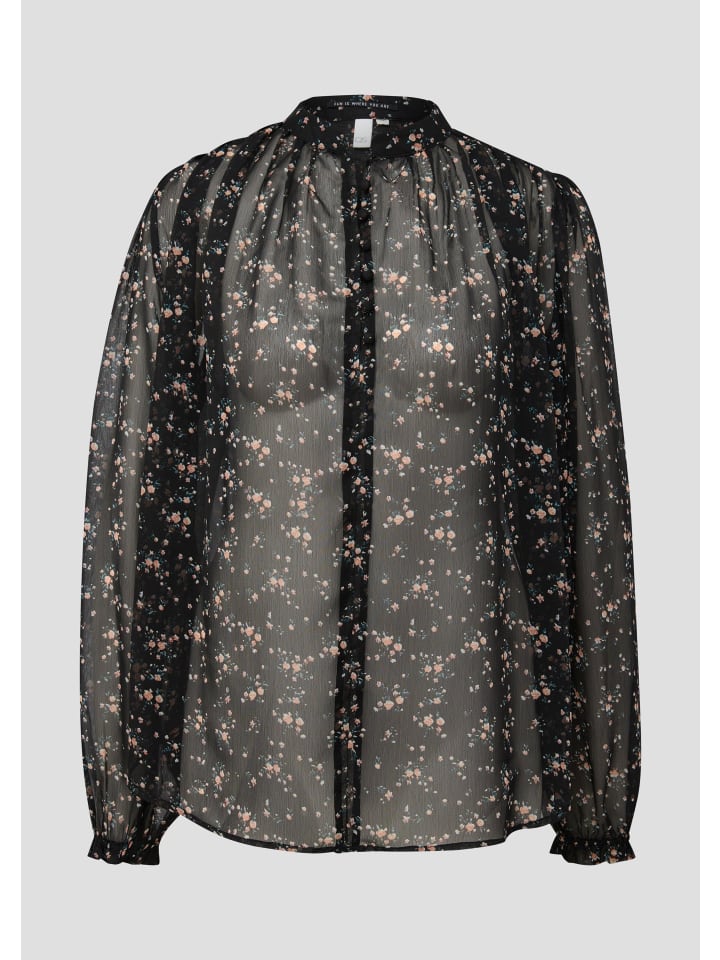 

QS Блузка 99A1_черного цвета