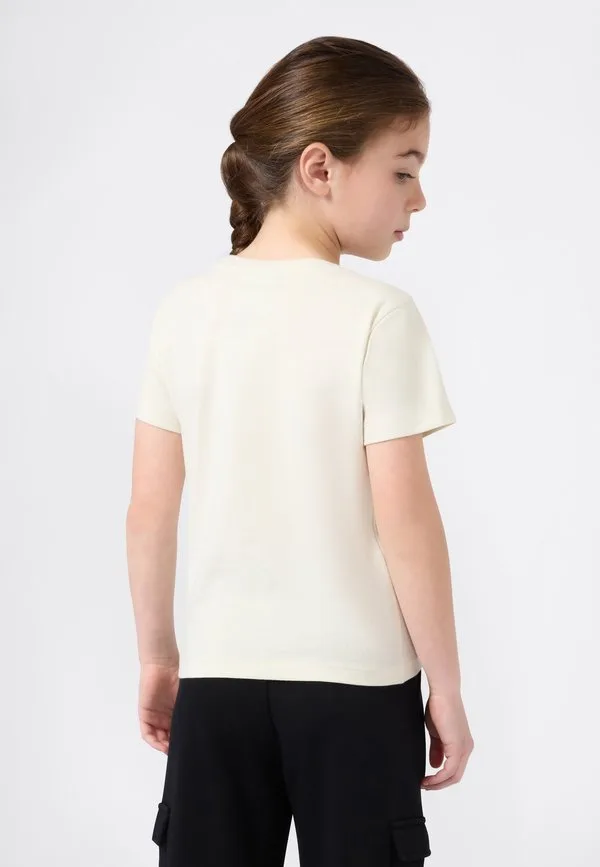 Футболка с графическим принтом и круглым вырезом Champion, Beige — фото 3