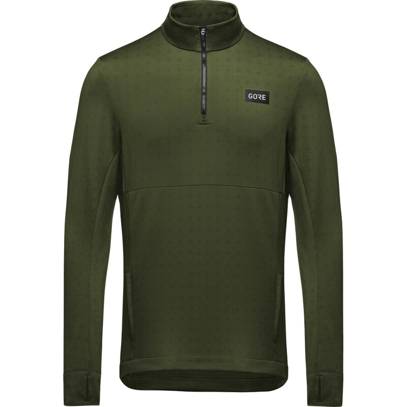 

Термобелье повседневное мужское с застежкой-молнией 1/4 Gore Wear, зеленый