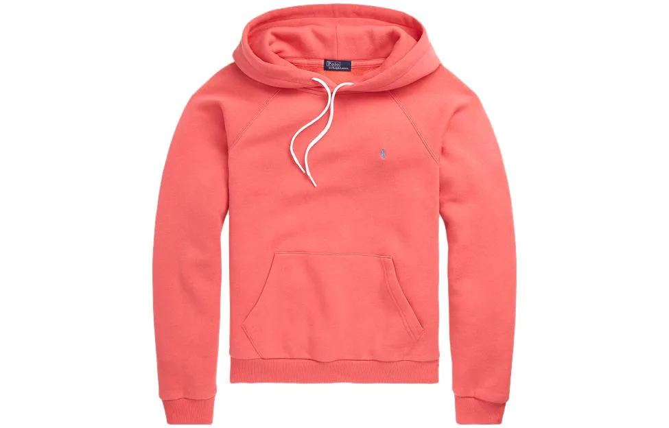 Толстовка с вышитым логотипом из хлопковой смеси Polo Ralph Lauren, красный