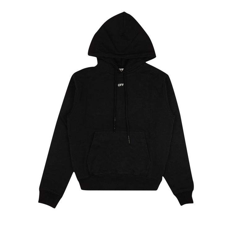 

Худи Off-White Stencil Slim Hoodie Black, черный