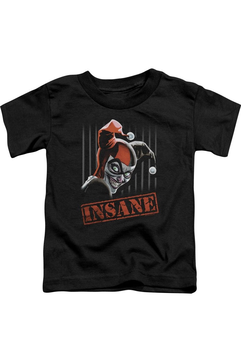 

Футболка с коротким рукавом Batman Insane для малышей Gildan, черный