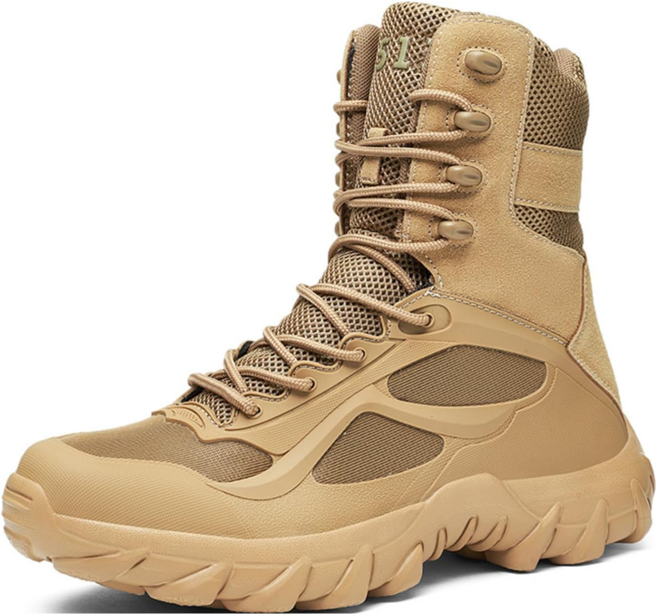 

Военные тактические ботинки MACEFIL для мужчин, дышащие тренировочные ботинки, противоскользящие, прочные, для активного отдыха, походов и боевых действий, хаки
