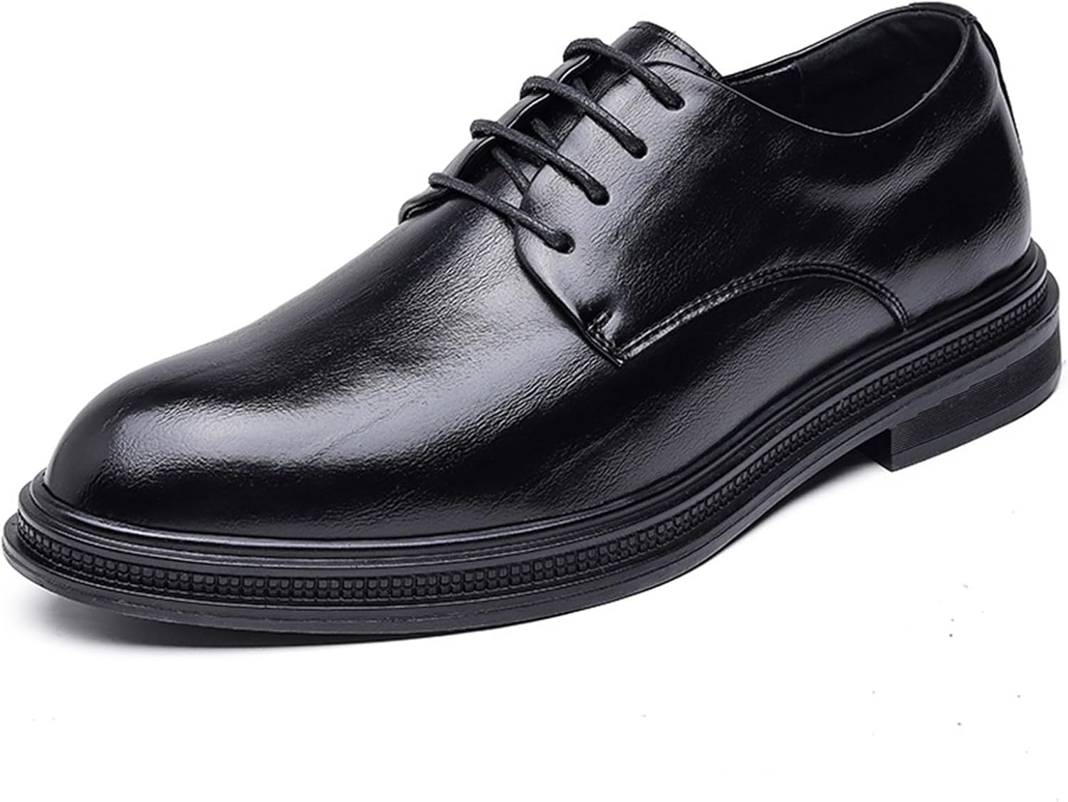 

Мужские черные туфли KYOESCAI Oxfords классические с шнуровкой, удобные современные дерби для делового стиля