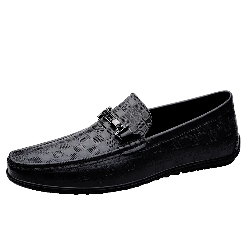 Mulinsen Мужские повседневные кеды низкие серые, цвет Gray[Leather Shoe Size: Athletic Shoes 41 = Size 40 in This Model] — фото 4