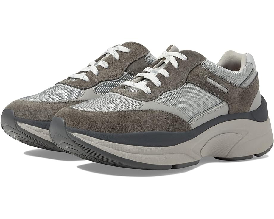 

Кроссовки Rockport Prowalker Lace-Up, цвет Grey Suede/Textile Eco