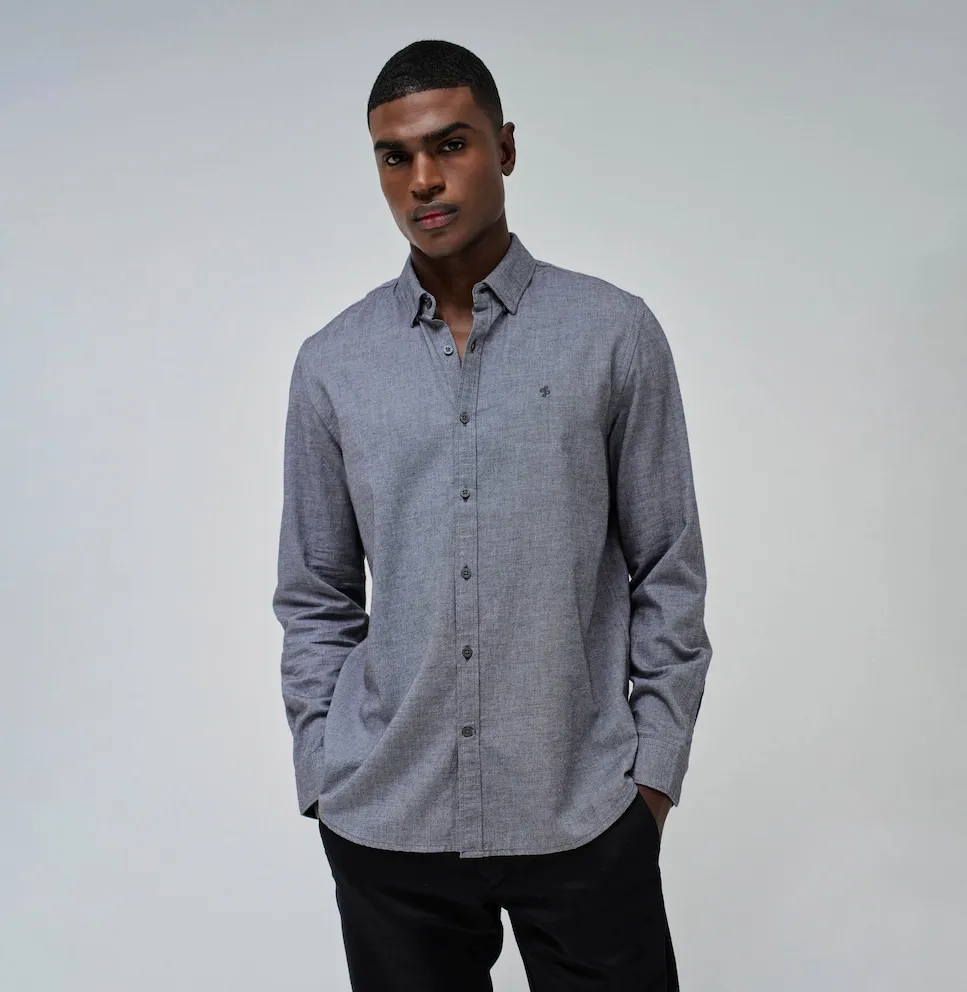 

Мужская рубашка обычного кроя Salsa Jeans, серый