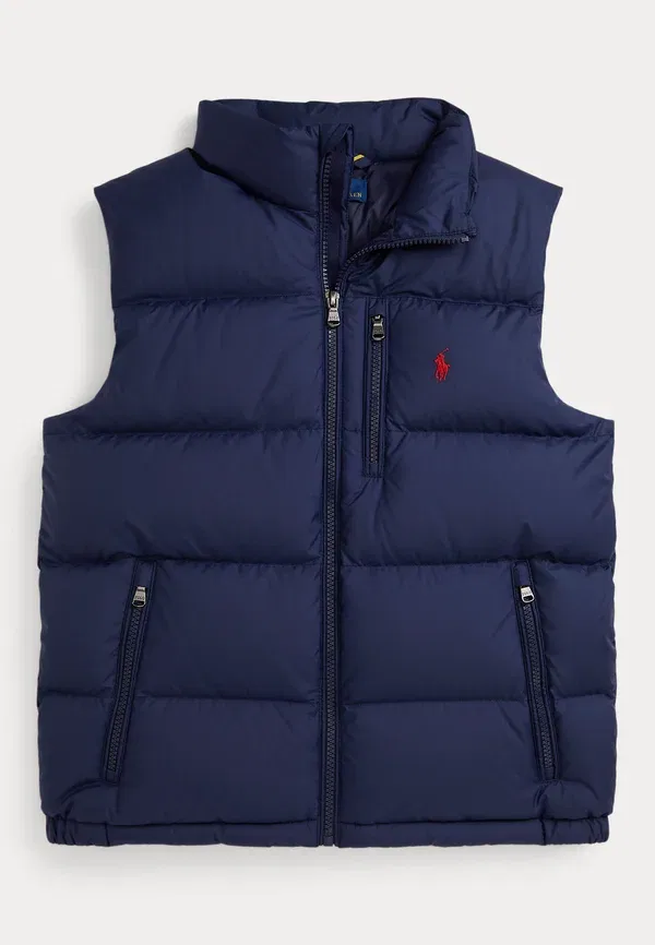 Жилет Gorham Down Vest 7 14y Waistcoat Polo Ralph Lauren, цвет ньюпорт-нави — фото 3