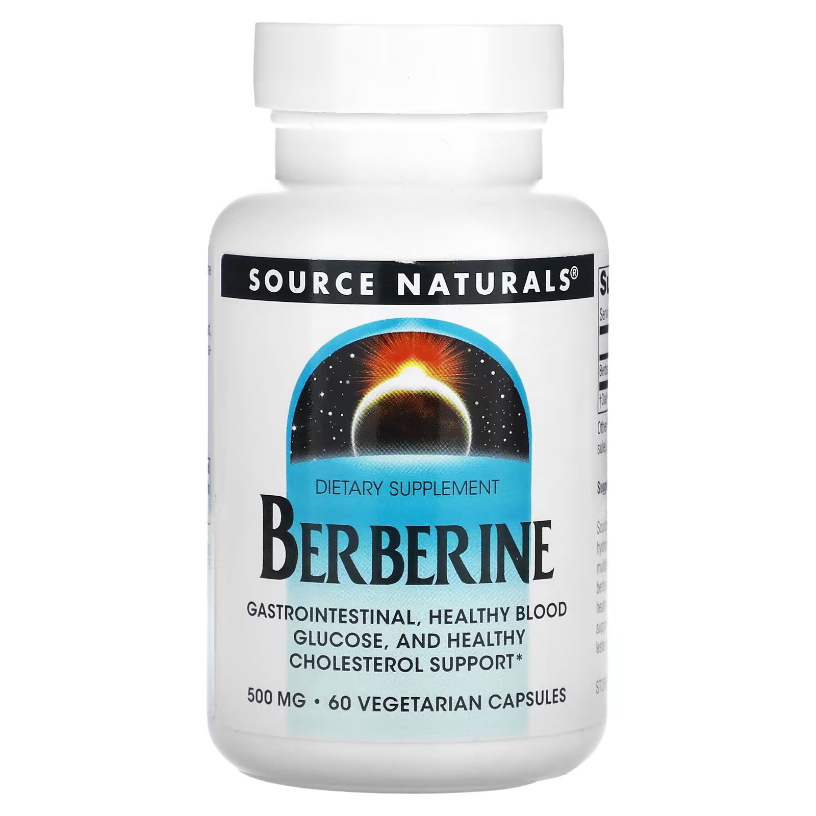 

Берберин Source Naturals, 500 мг, 60 вегетарианских капсул