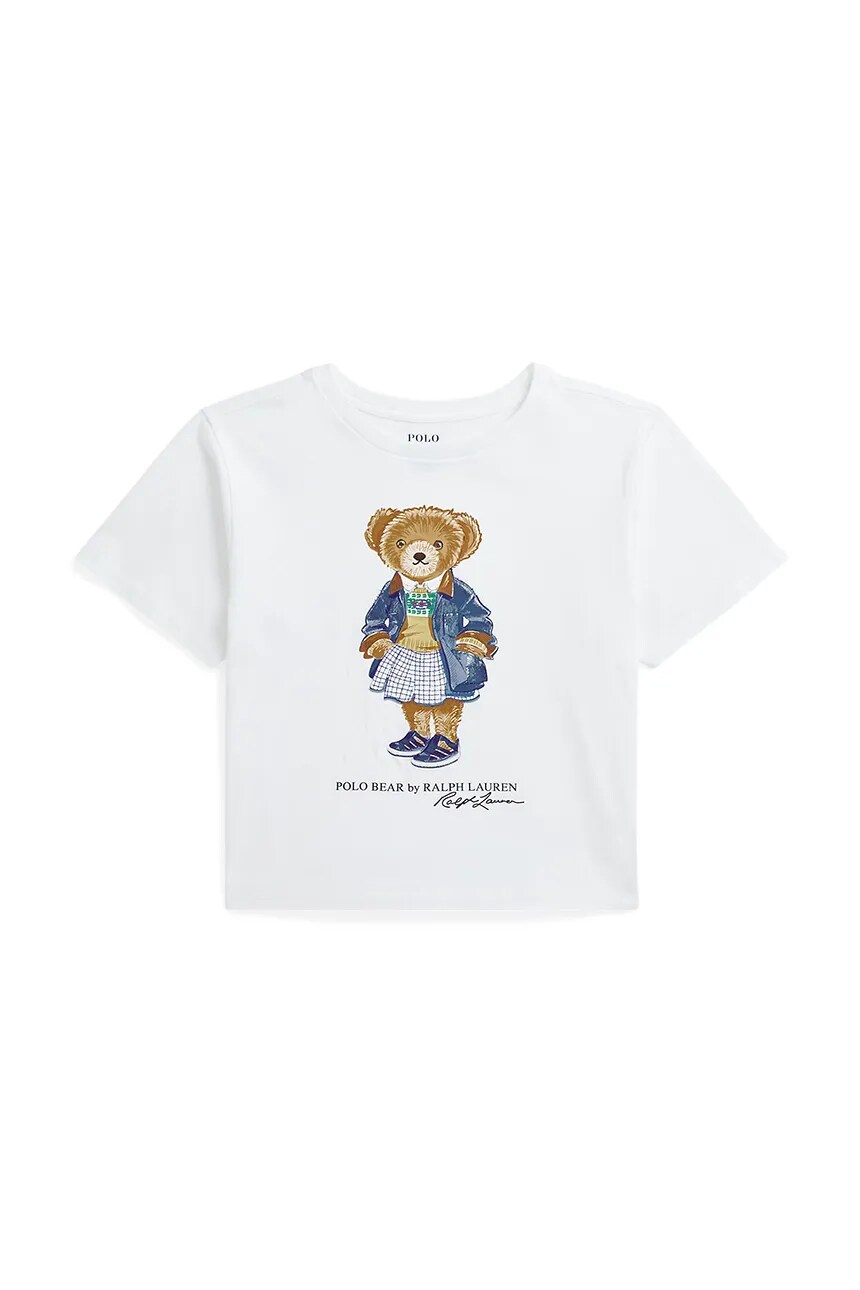 

Футболка из хлопка для детей Polo Ralph Lauren, белый