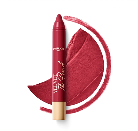 Помада в карандаше с матовой отделкой Bourjois Velvet the Pencil, 08 Rouge Di'vin 1,8 g — фото 2
