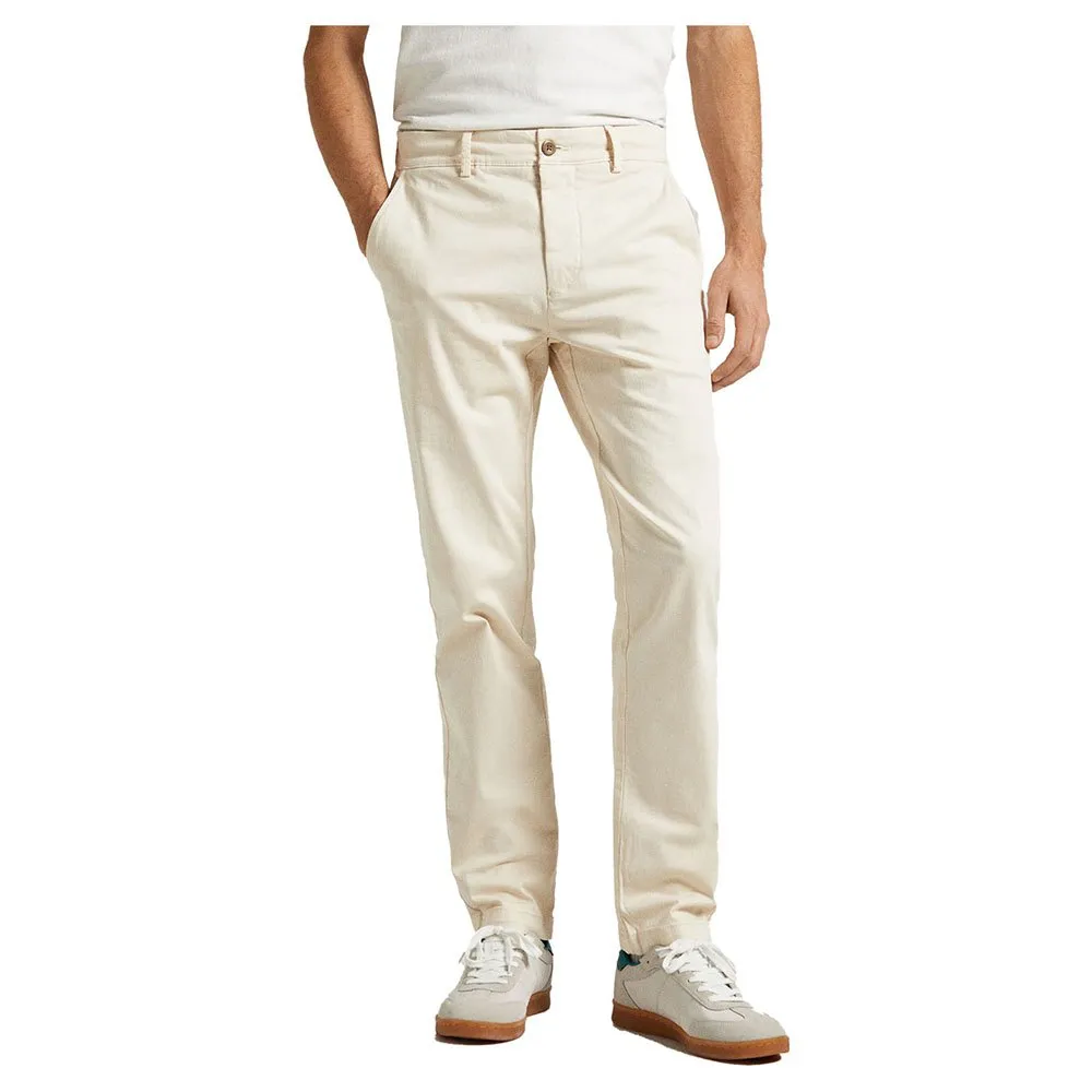 

Брюки чинос Pepe Jeans Slim Fit Twill, бежевый