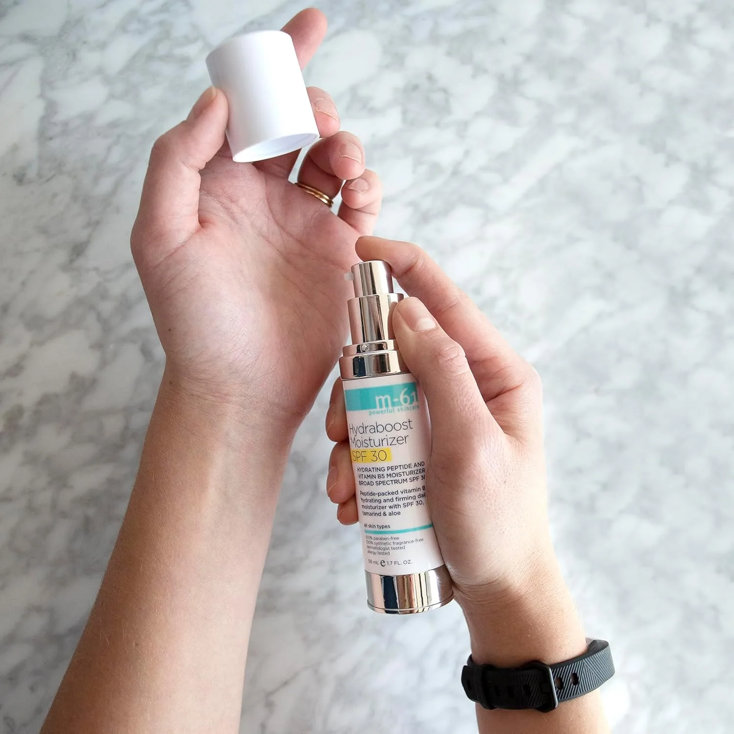 Крем для лица SPF M-61 Hydraboost Увлажняющий | Легкий увлажняющий без запаха для ежедневного использования — фото 4