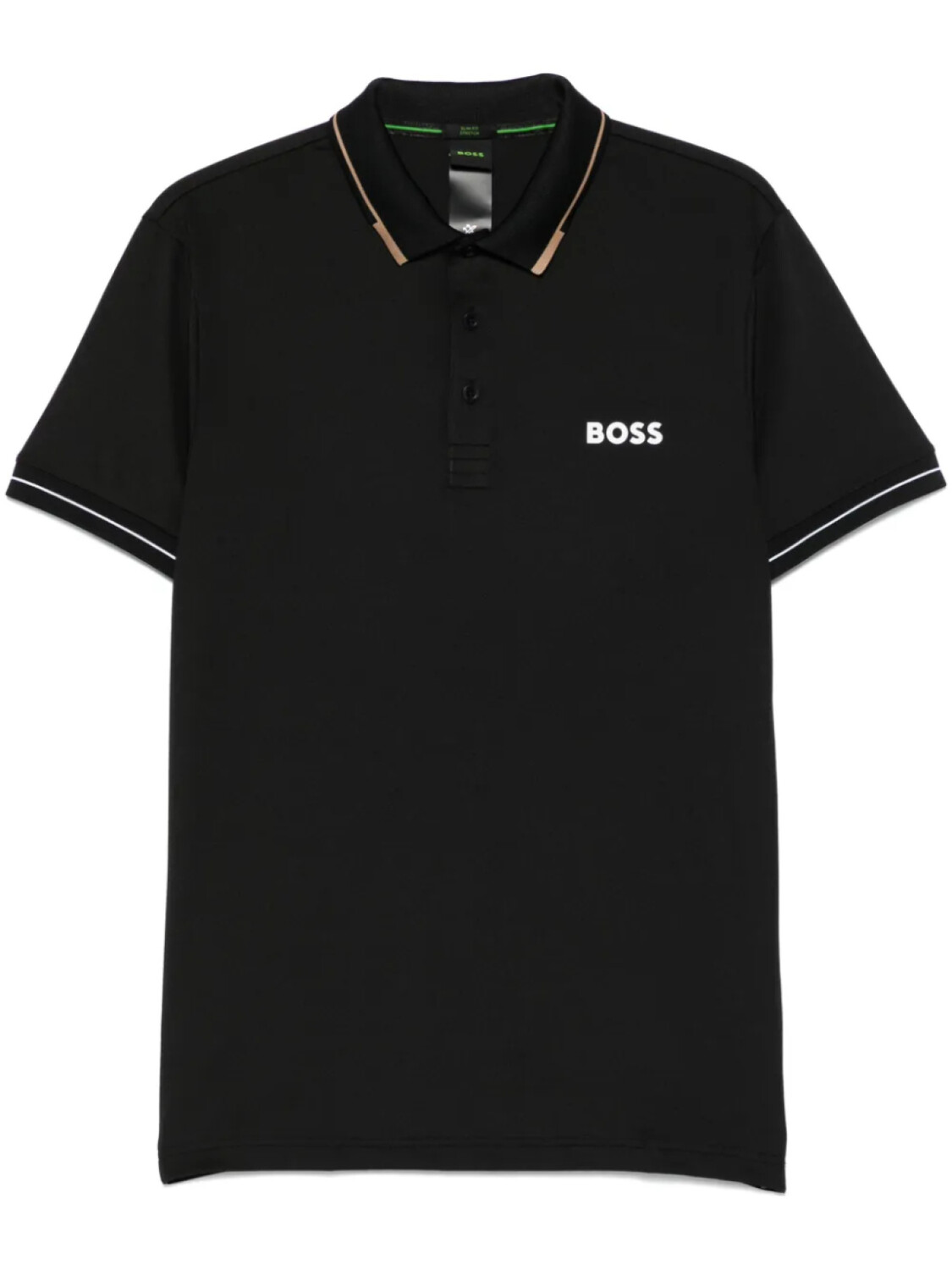

BOSS рубашка из джерси, черный