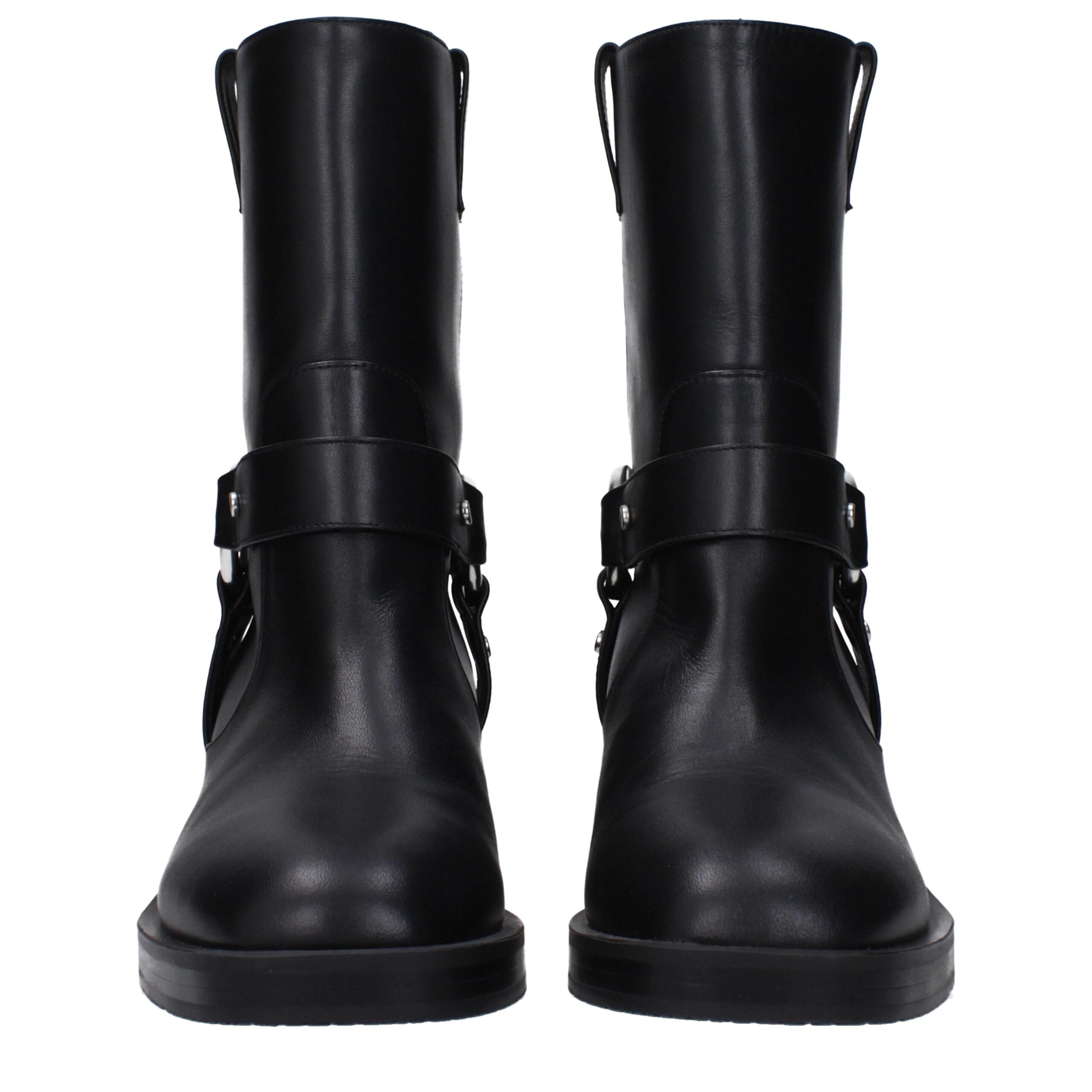 Женские кожаные ботильоны Stuart Weitzman, черный — фото 3