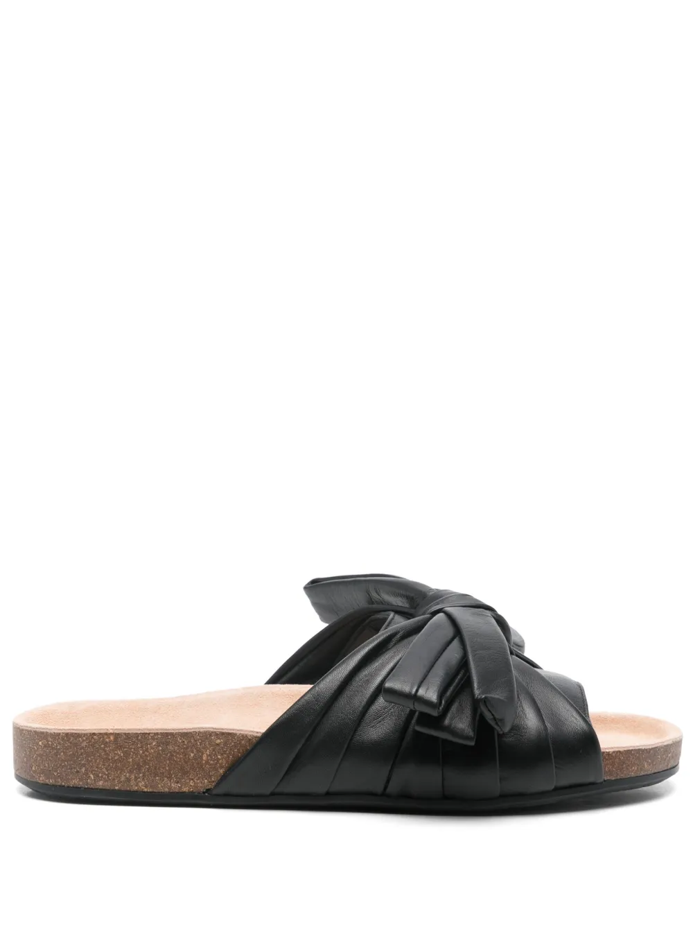 Шлепанцы с бантом JW ANDERSON, черный