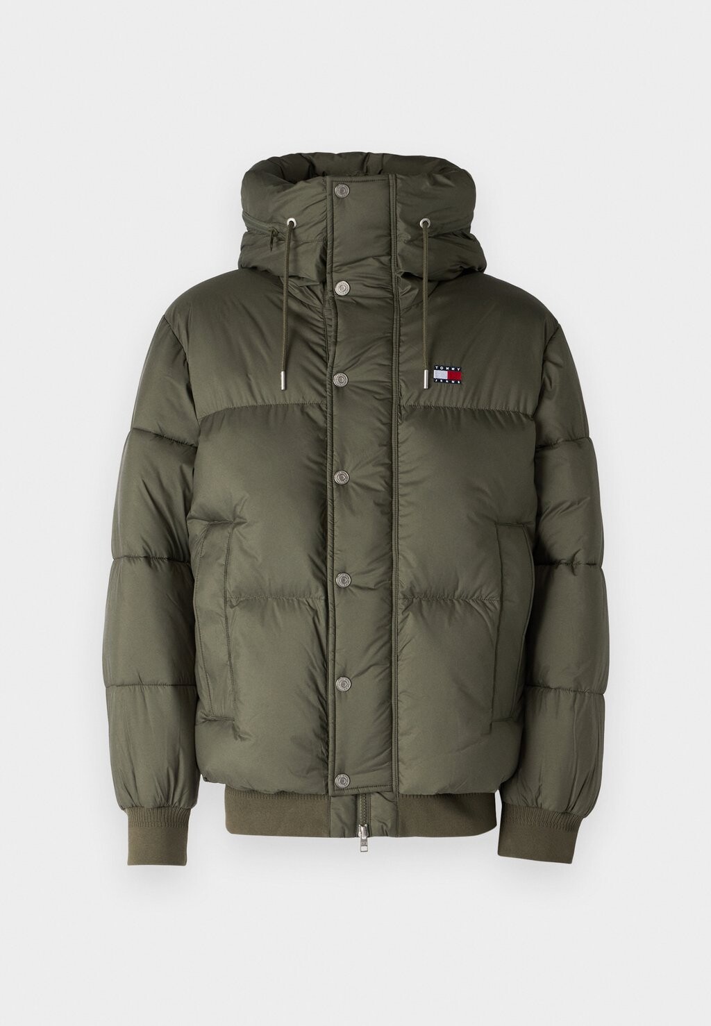 

Зимняя куртка BRANDED PUFFER JACKET Tommy Jeans, темно-зеленый