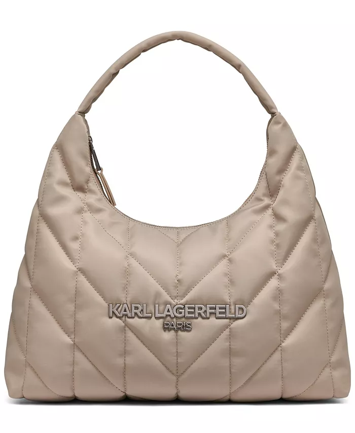 

Сумка Voyage Hobo KARL LAGERFELD PARIS, коричневый/бежевый