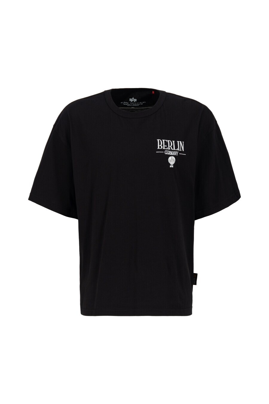 

Классическая футболка ALPHA INDUSTRIES Shirt Berlin Candy Bomber BP T, черный