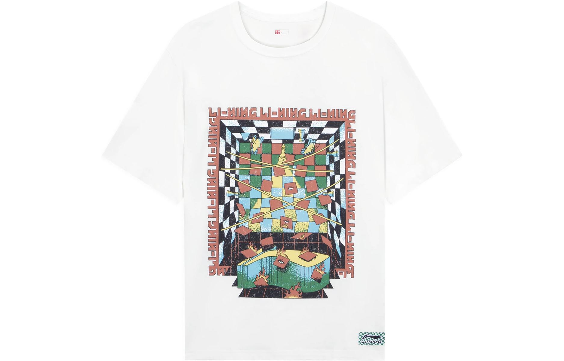 

Футболка унисекс белая LiNing