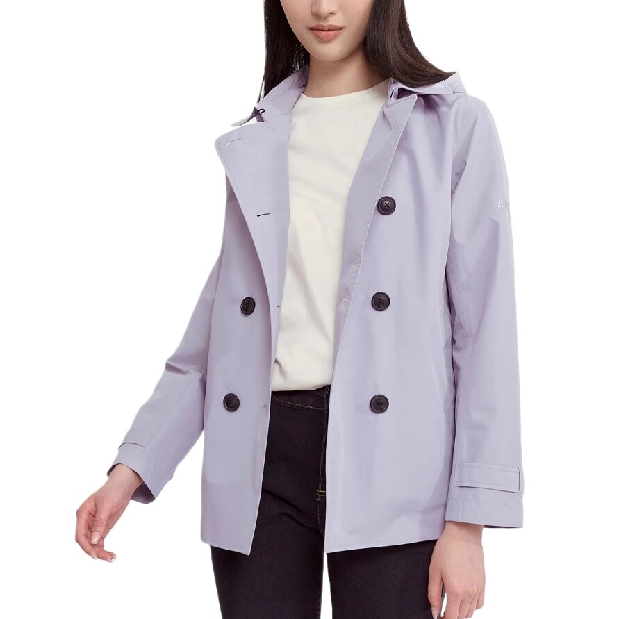 

Тренчкот женский серый фиолетовый Aigle