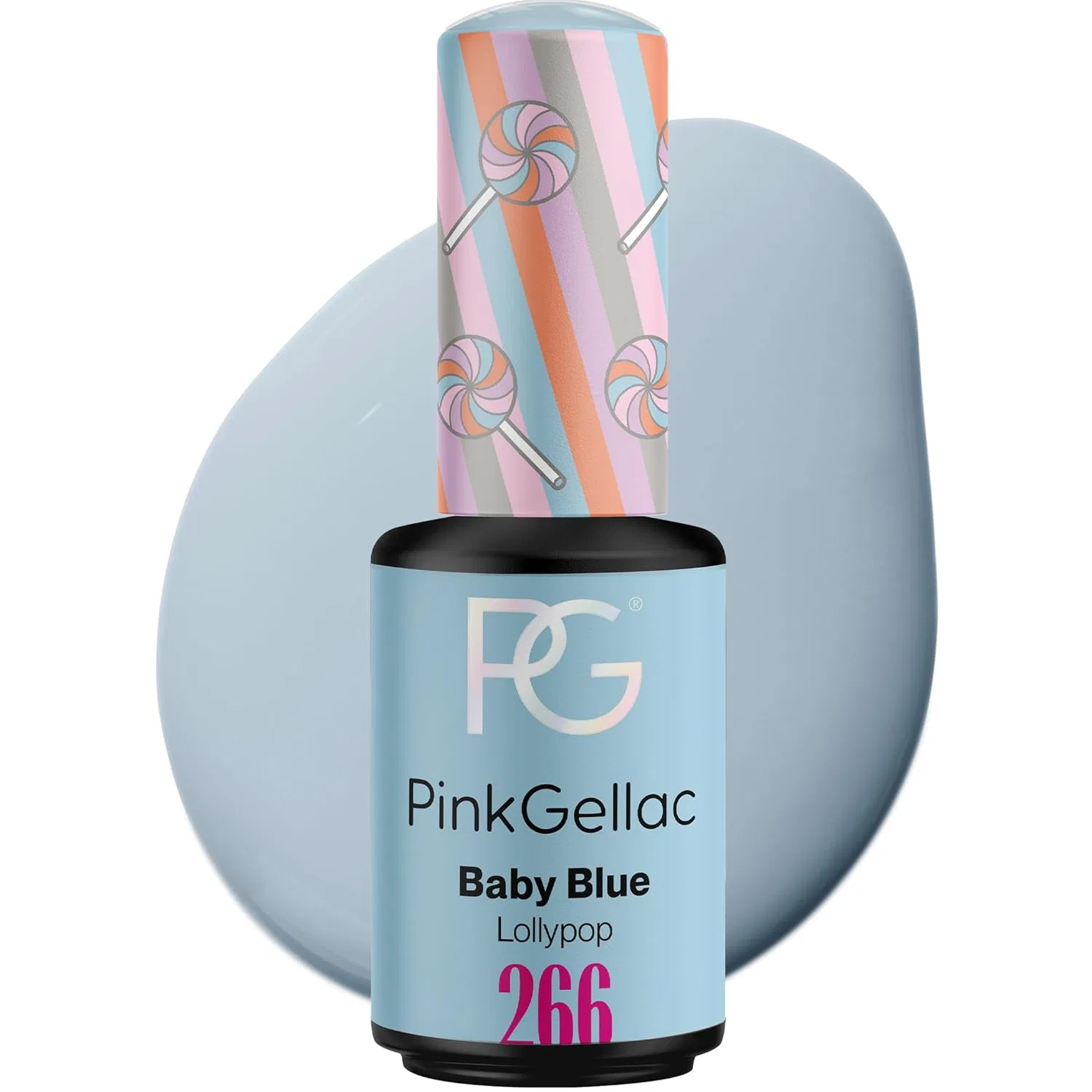 Гель-лак Pink Gellac UV 266 Baby Blue, 8 мл Pink Gellac