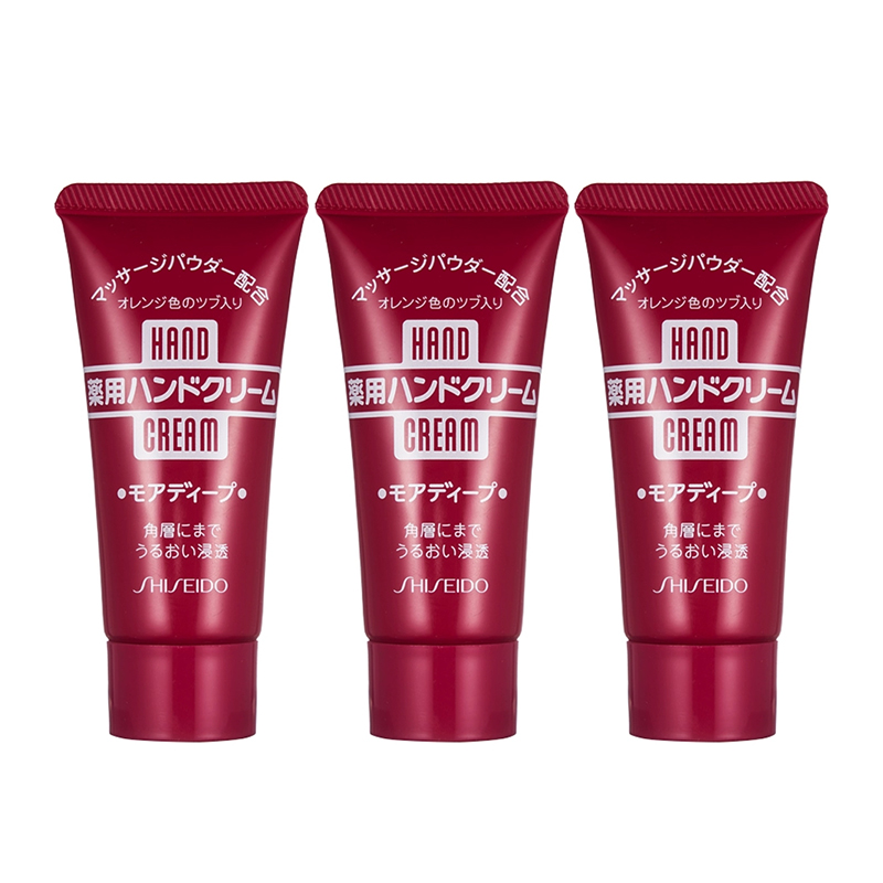 

More Deep Shiseido Revitalizing Def Red Can крем для рук питательный увлажняющий 30г*3