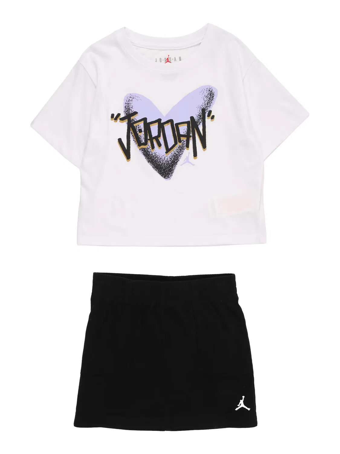 Юбка Jordan Set I HEART в черном цвете