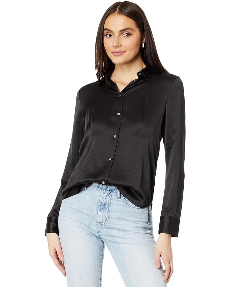 

Рубашка Madewell Darted Button-Up, цвет True Black