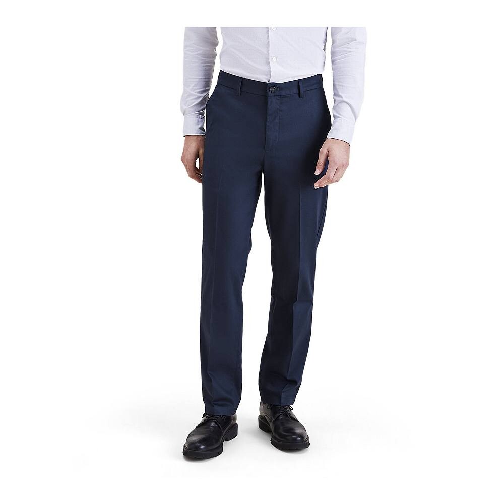 

Фирменные брюки прямого кроя Big & Tall Dockers с защитой от пятен, цвет Navy Blazer