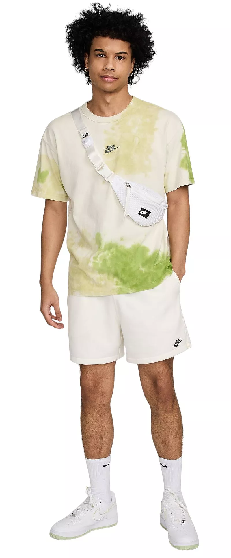 Шорты Nike Men's Club из французской махровой ткани, цвет Sail — фото 2