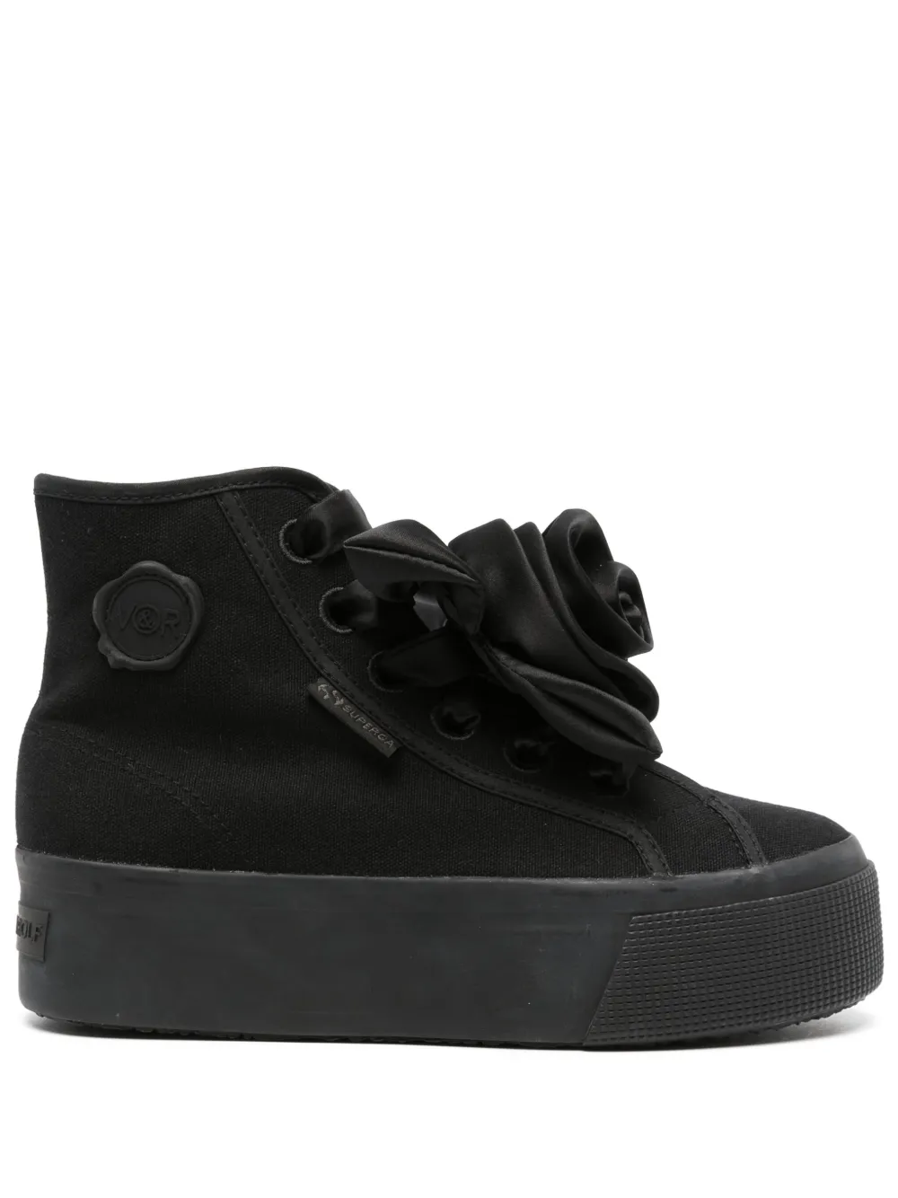 Высокие кеды из коллаборации с Superga Viktor & Rolf, черный