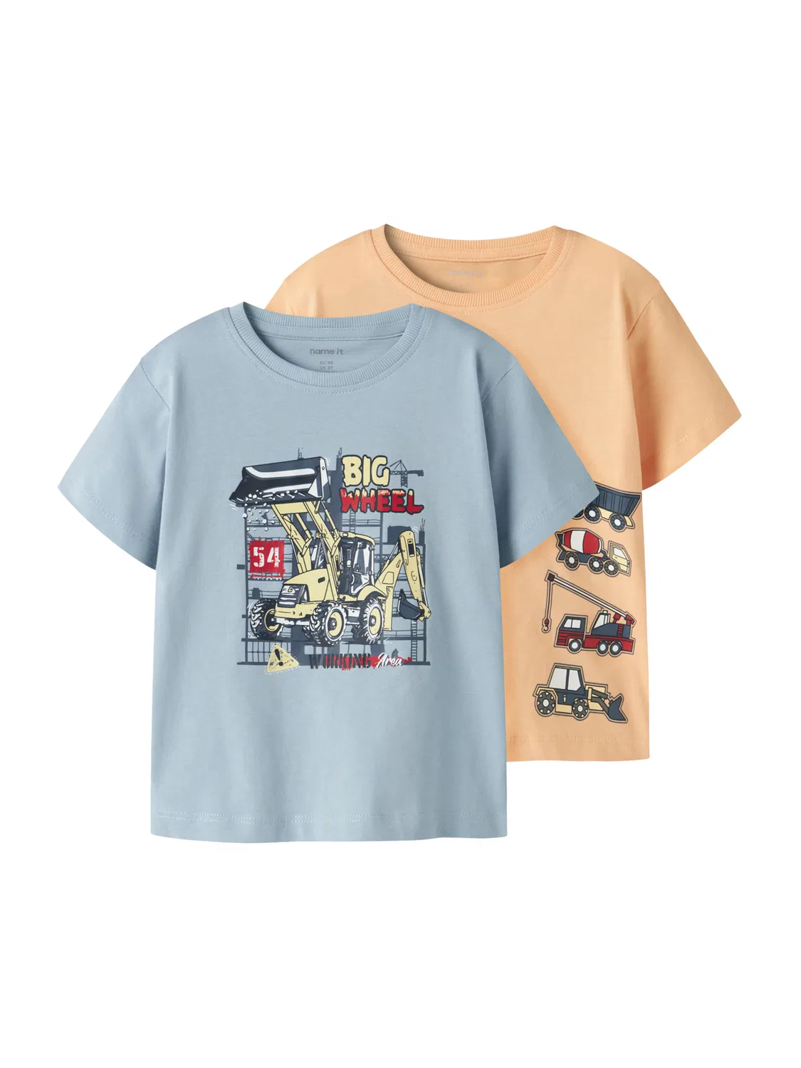 Футболка 'NMMVAGNO' Name It, Navy/Light Blue/Apricot