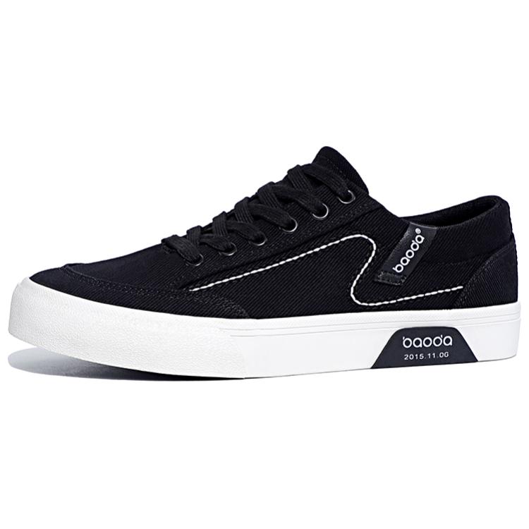 

Кроссовки Low-Top Skateboard Shoes Men's Baoda, черный/белый