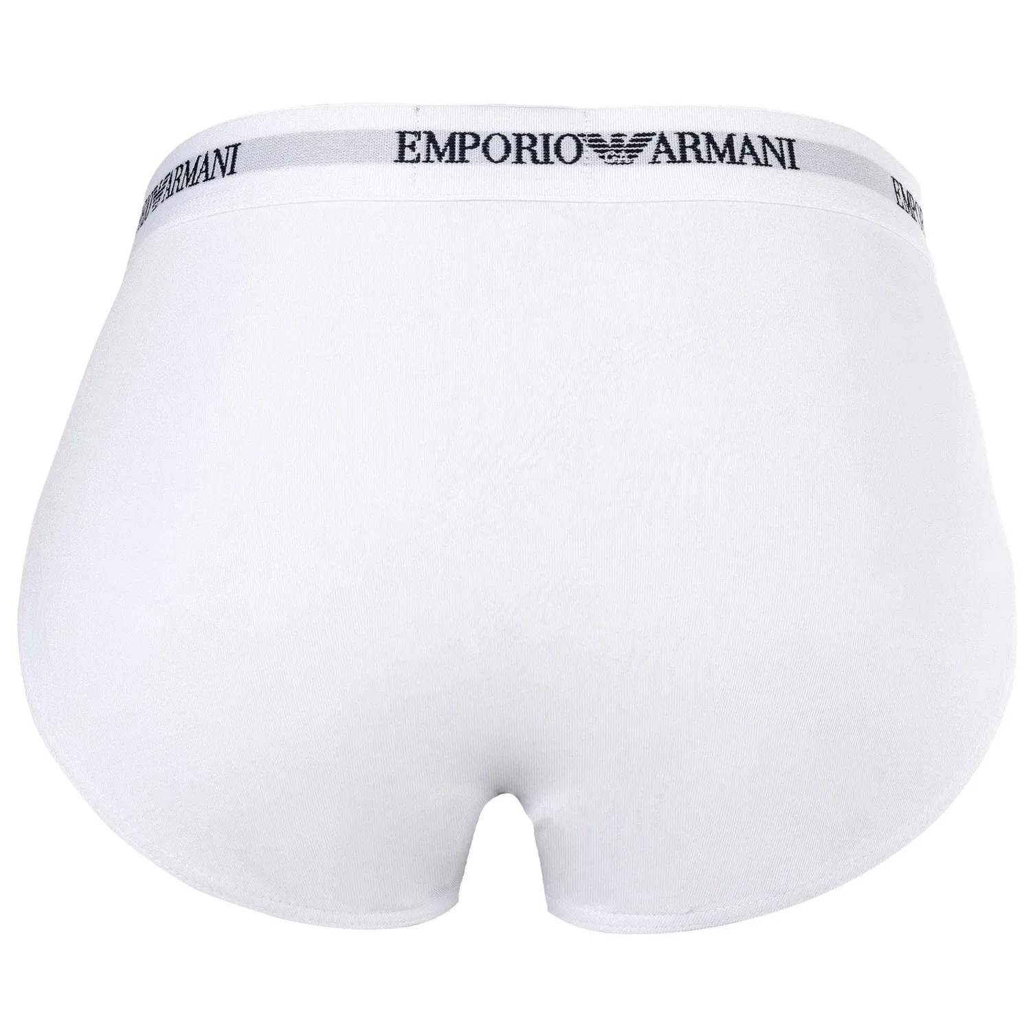 Слипы 3er Pack из хлопка Emporio Armani, белый/синий/черный — фото 3