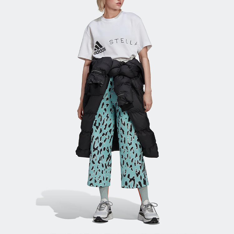 Stella McCartney X Вязаные Спортивные Штаны Женские Зеленый Adidas — фото 3