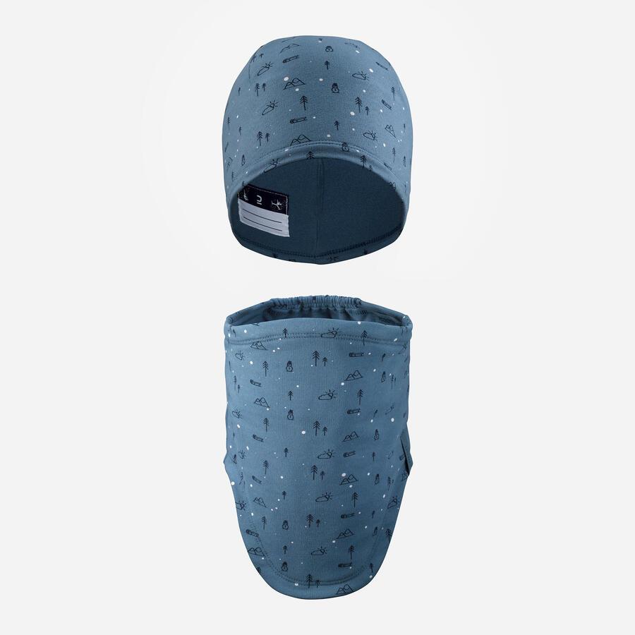 

WEDZE Шапка и шарф детские - синего цвета