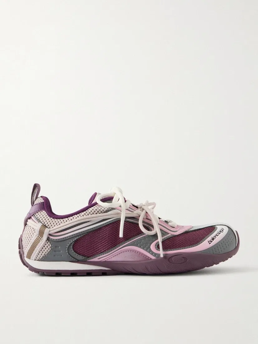 Radar Gradient кроссовки из сетки с резиновой отделкой BALENCIAGA, фиолетовый