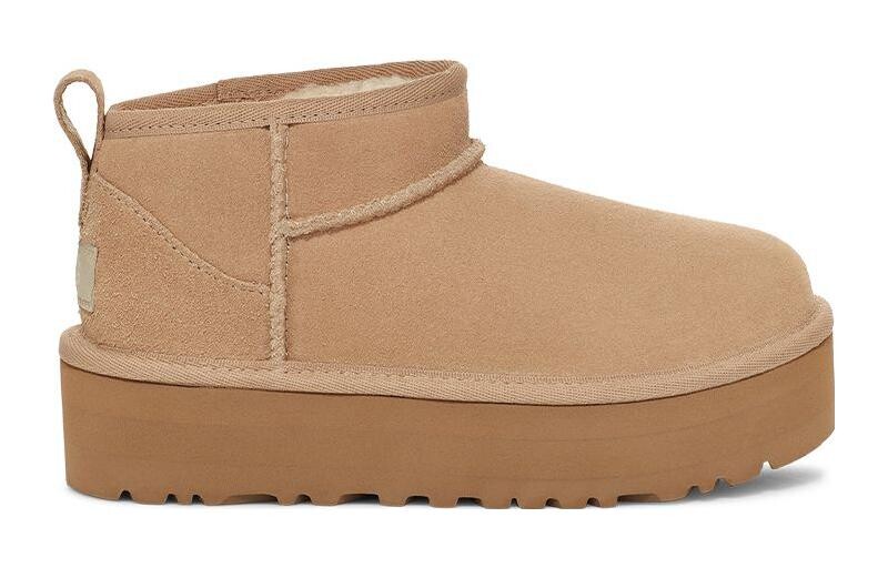 Детские классические ультра мини-сапожки на платформе "Sand" Ugg, цвет Sand — фото 2
