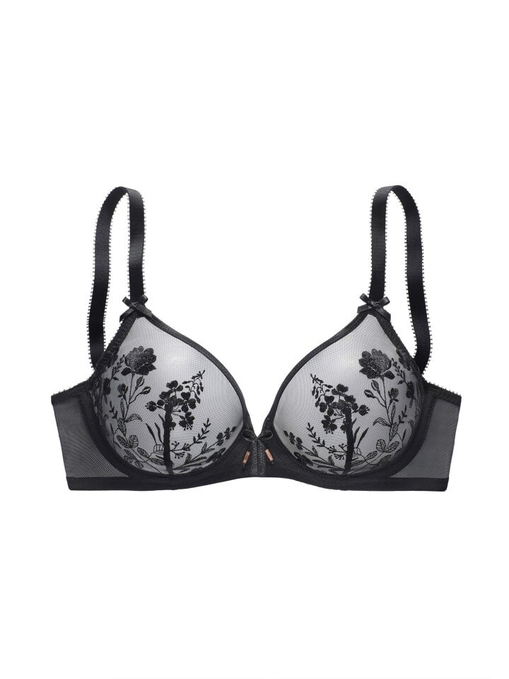 

Бюстгальтер на косточках LASCANA, цвет solid black