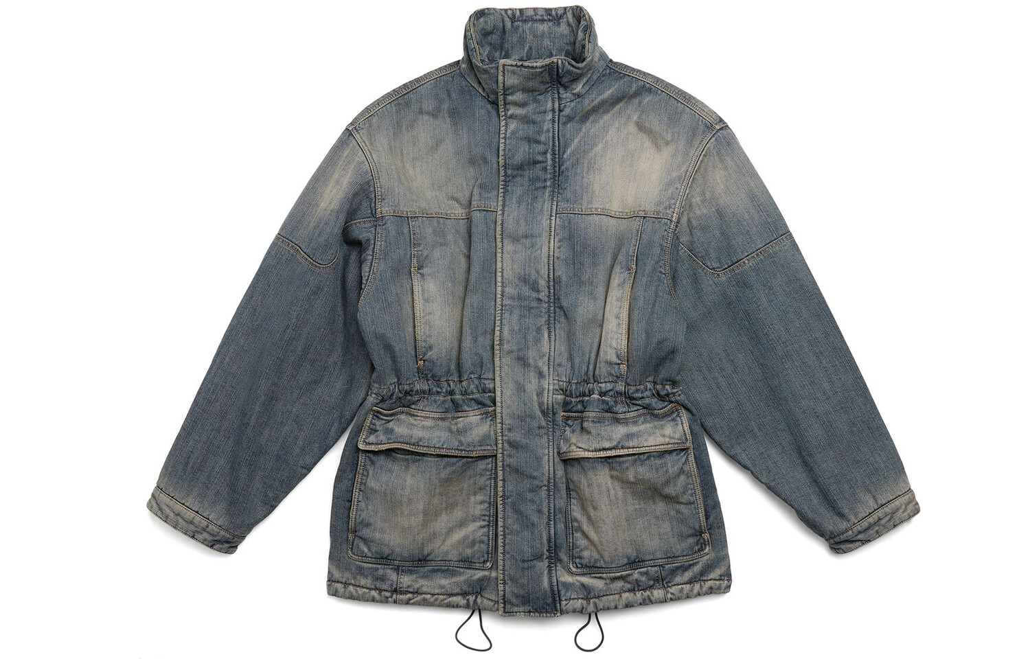 

Джинсовая куртка унисекс синяя Balenciaga, синий