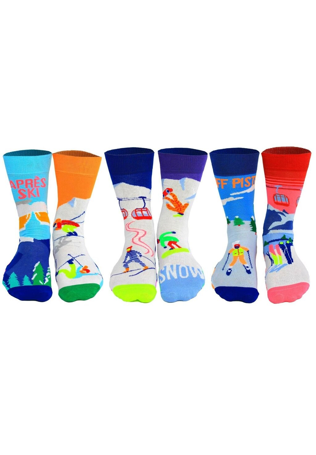 

Носки 6 PACK MOTTOMOTIVE United Odd Socks, мультиколор