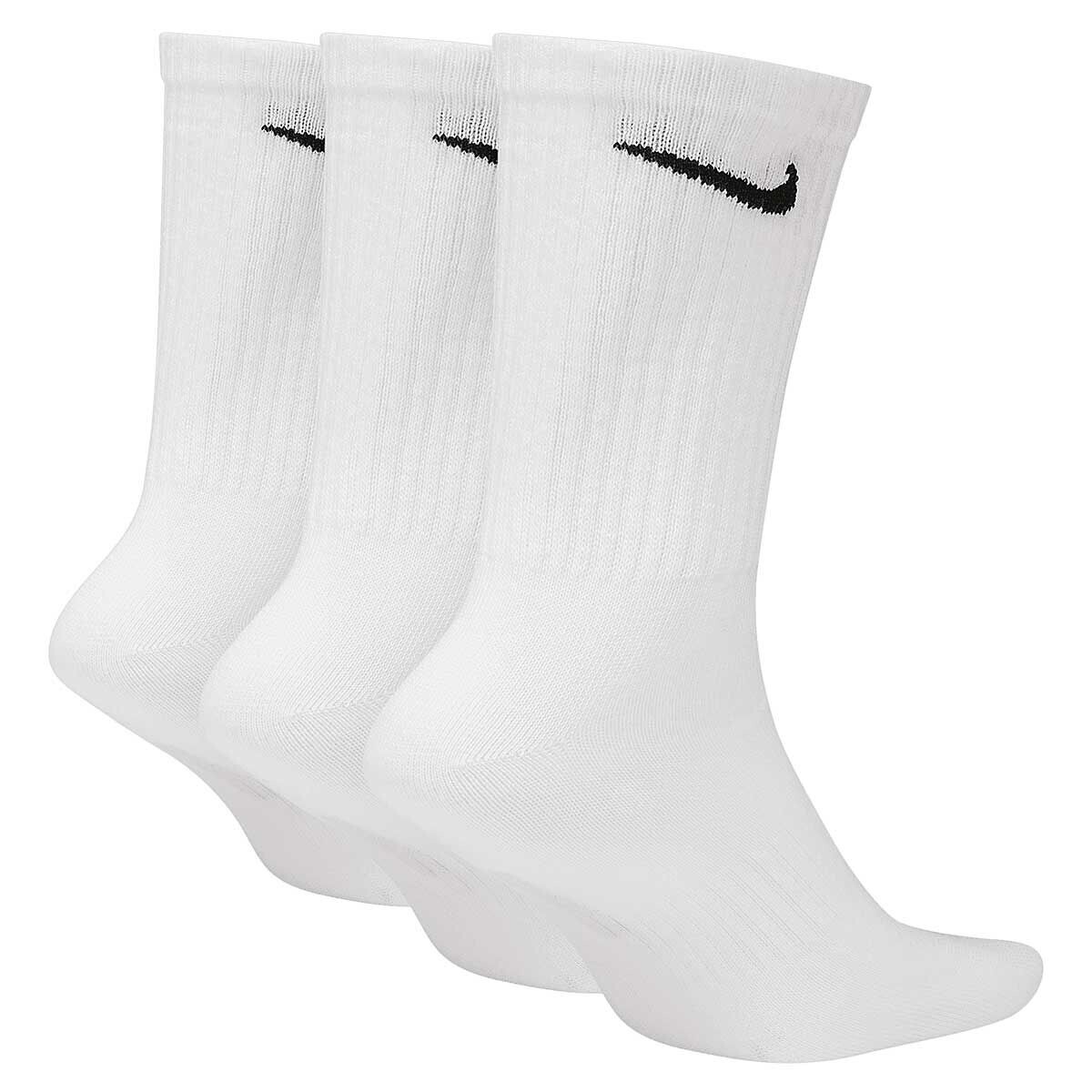 Носки EVERYDAY LIGHTWEIGHT TRAINING CREW SOCKS (3 PAIRS) Nike, цвет Weiß/Schwarz — фото 2