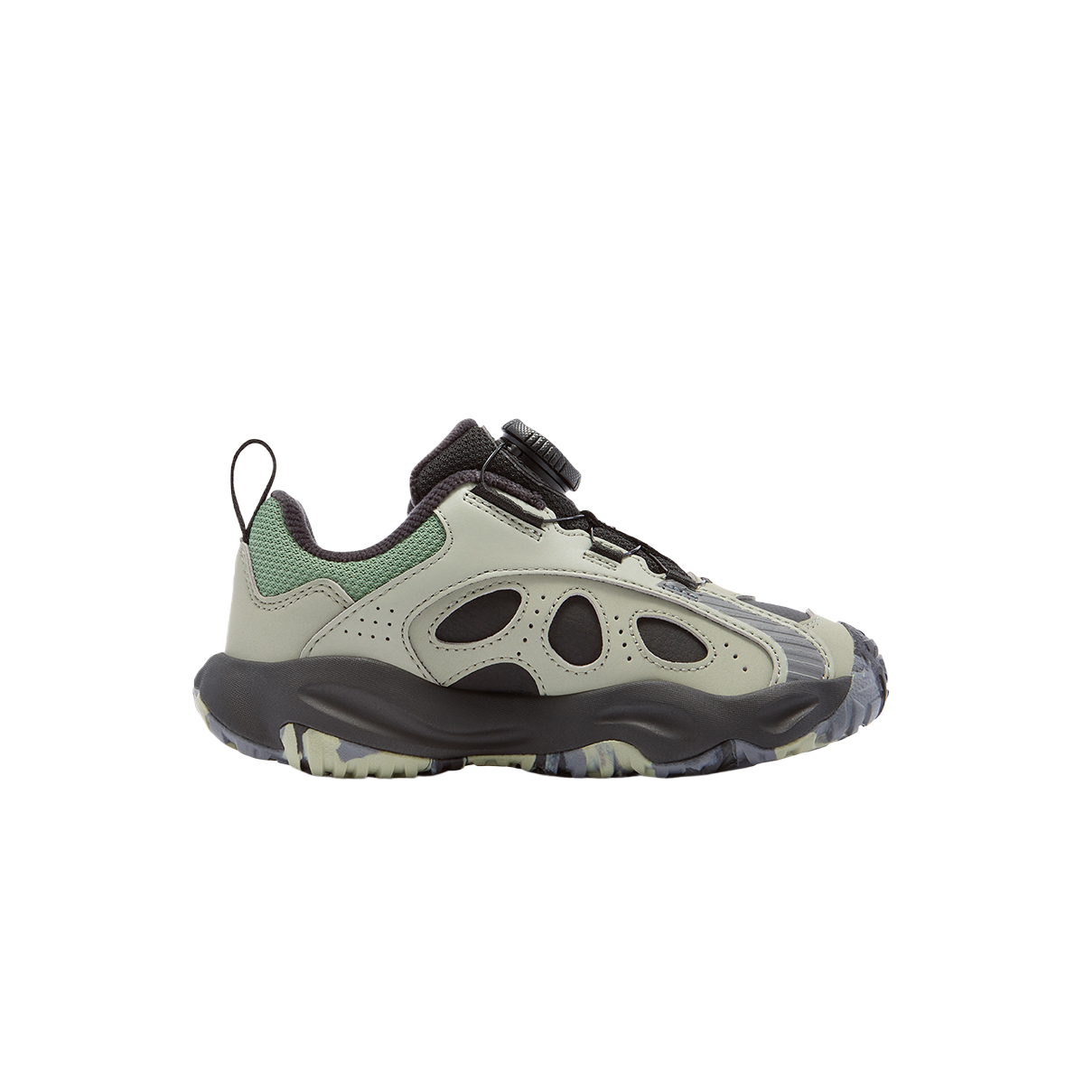 TGR 4 Support детские уличные кроссовки FILA KIDS, черный/зеленый — фото 3
