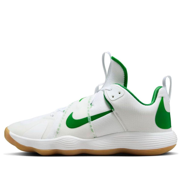 

Кроссовки react hyperset 'white green' Nike, белый