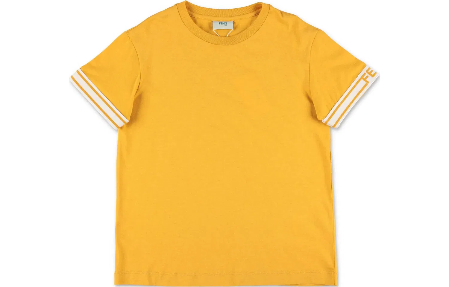 Детская футболка с круглым вырезом FENDI, Yellow
