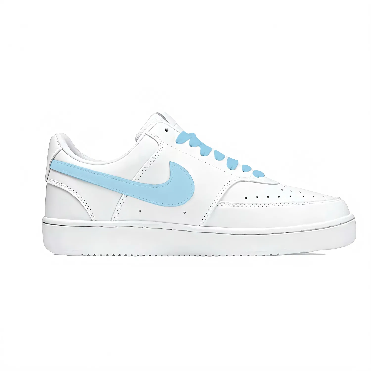 Кроссовки Nike Court Vision 1 Low White Blue — фото 3