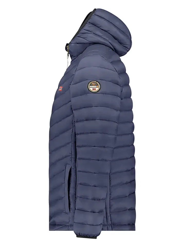 Стеганая куртка с капюшоном Geographical Norway, темно-синий — фото 4