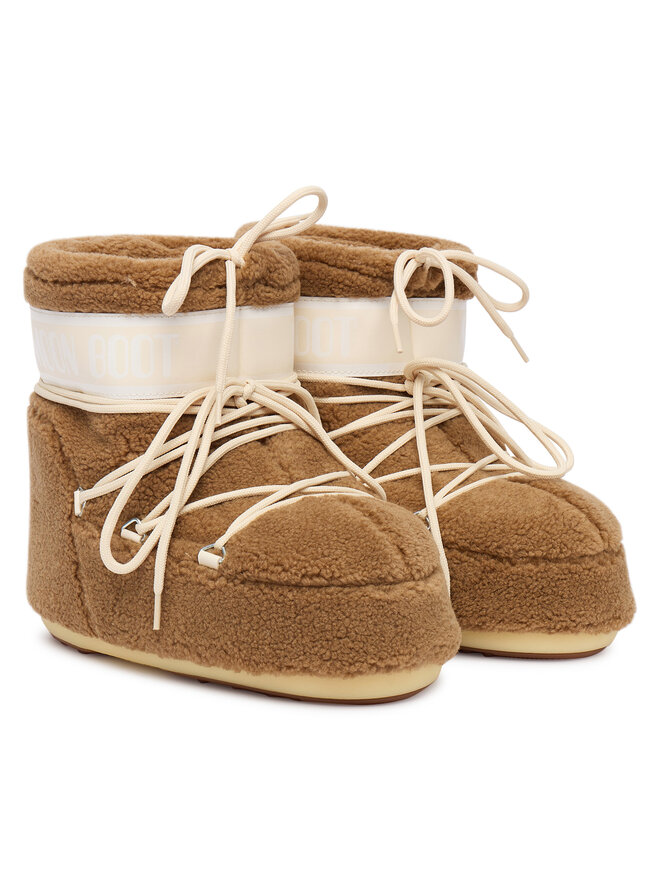 Зимние сапоги Mb Icon Low Fleece 80D1409700 Moon Boot, коричневый — фото 2